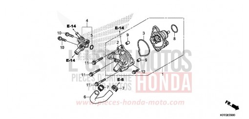 POMPA ACQUA SH125ADG di 2016